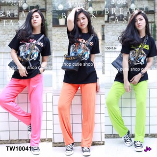 Set เสื้อแขนสั้นลายRAMONES+กางเกงขายาว TW10041