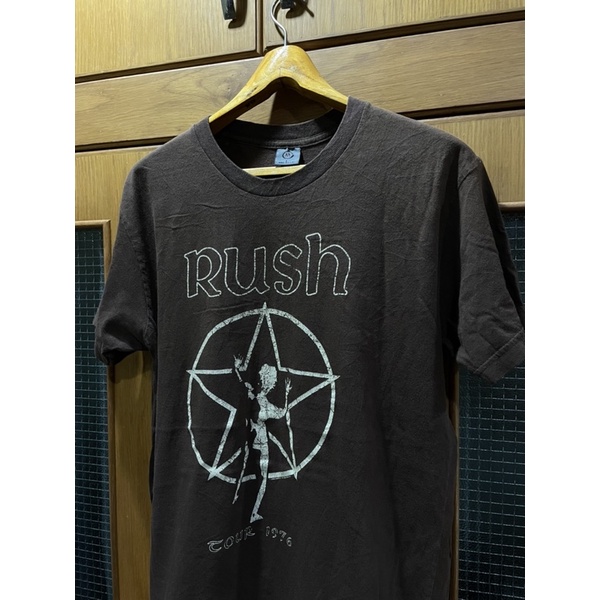 คำแนะนำยอดนิยม เสื้อยืดผ้าฝ้าย เสื้อวงมือสอง VINTAGE 2004 RUSH Size L ...