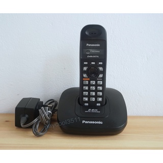 ภาพขนาดย่อของภาพหน้าปกสินค้าโทรศัพท์บ้านไร้สาย โทรศัพทไร้สาย Panasonic KX-TG3600BX รุ่นใหม่ ใช้ถ่านชาร์จ AAA มือ 2 จากร้าน paycool3511 บน Shopee