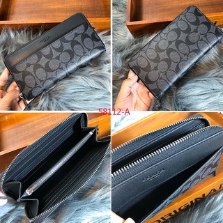 ภาพขนาดย่อของภาพหน้าปกสินค้าพร้อมส่ง แท้ Coach men's wallet กระเป๋าสตางค์ใบยาว กระเป๋าสตางค์ผู้ชาย กระเป๋าใส่เหรียญ F58112 จากร้าน kk606 บน Shopee ภาพที่ 2