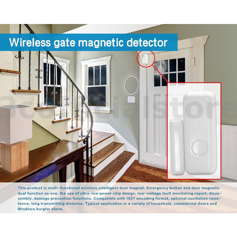 gautone-433mhz-เซนเซอร์ตรวจจับประตู-หน้าต่าง-ไร้สาย-สําหรับระบบเตือนภัย