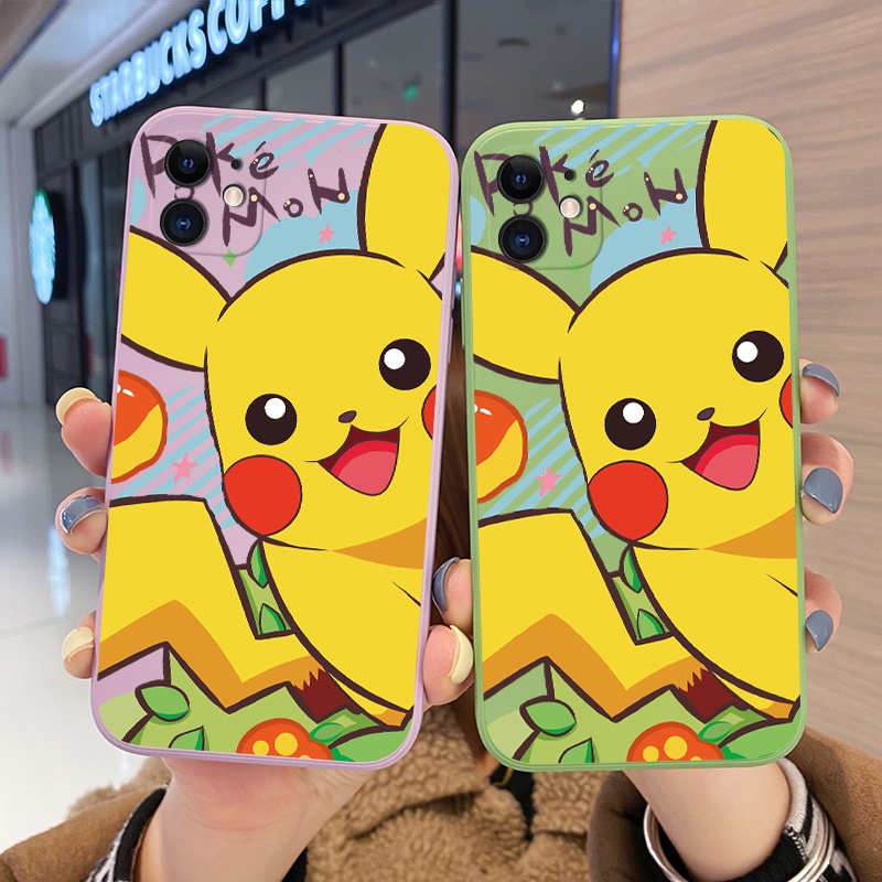 เคสโทรศัพท์ซิลิโคน-แบบนิ่ม-กันกระแทก-ลายการ์ตูนปิกาจู-สําหรับ-samsung-a80