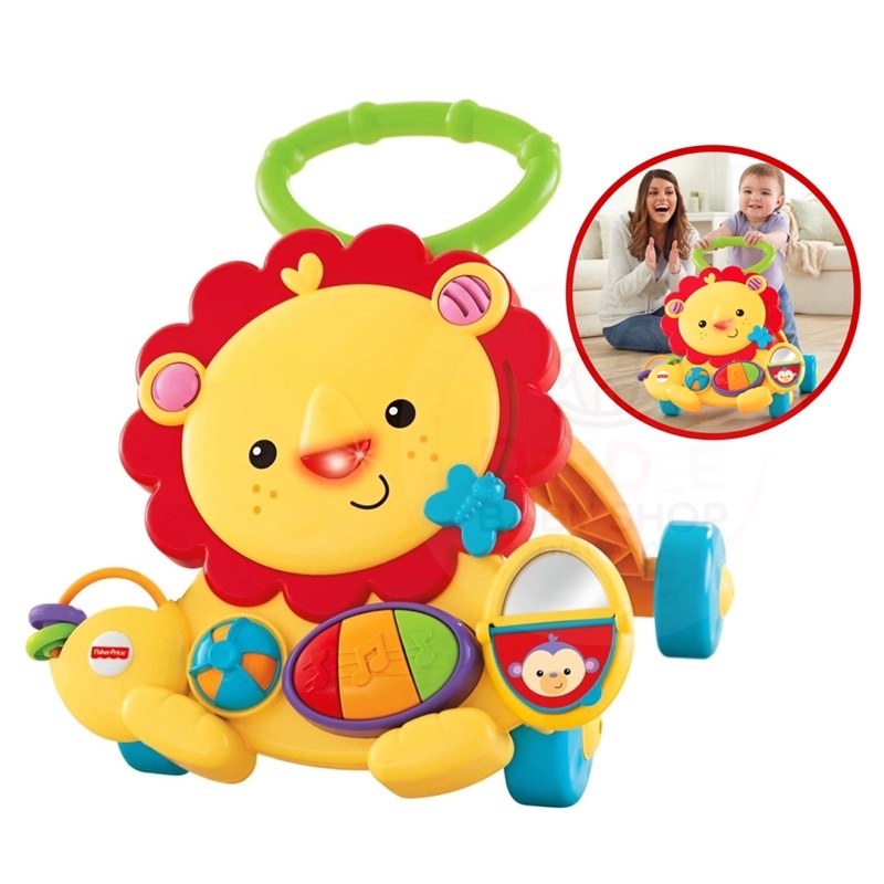 พร้อมส่ง-รถผลักเดินเสริมพัฒนาการสำหรับเด็ก-fisher-price-musical-lion-walker