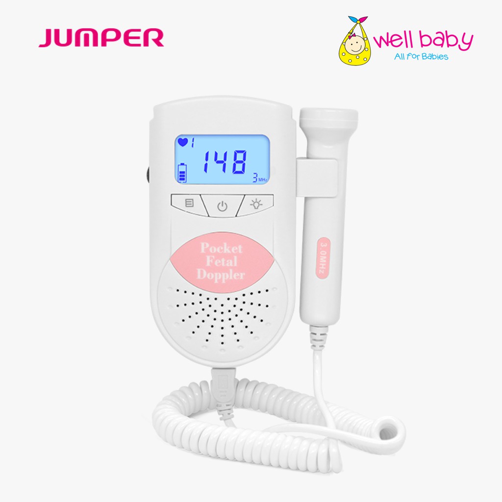 ภาพสินค้า[พร้อมส่ง] เครื่องฟังเสียงหัวใจทารกในครรภ์  JUMPER ANGELSOUNDS รุ่น JDP-100S6 [ผ่านมาตราฐาน อย.] จากร้าน wellbabyshop บน Shopee ภาพที่ 6