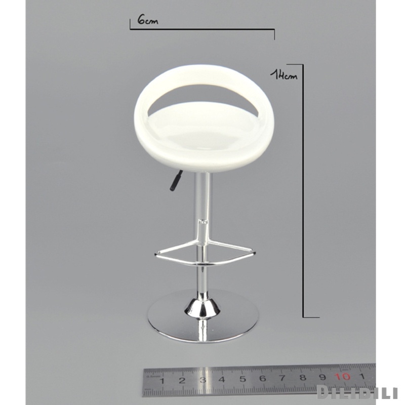 12-เก้าอี้หมุนได้-1-6-scale-ความสูงปรับความสูงได้-สําหรับตกแต่งบ้านตุ๊กตาขนาด-12-นิ้ว
