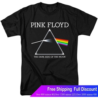 เสื้อยืดสีขาวเสื้อยืดถักฤดูร้อน Pink Floyd The Dark Side Of The Moon Album Rock Music T Shirt &amp; Stickers Short sleeve T-