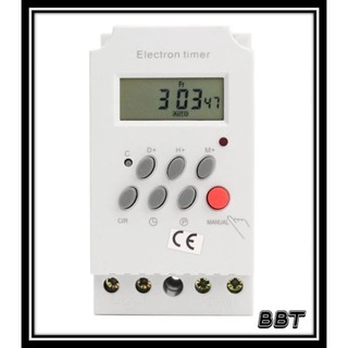 BBT KG316T -ll Timer Switch 220V 25A นาฬิกา เครื่องตั้งเวลา เปิด-ปิด อุปกรณ์ไฟฟ้า อัตโนมัติ KG316T