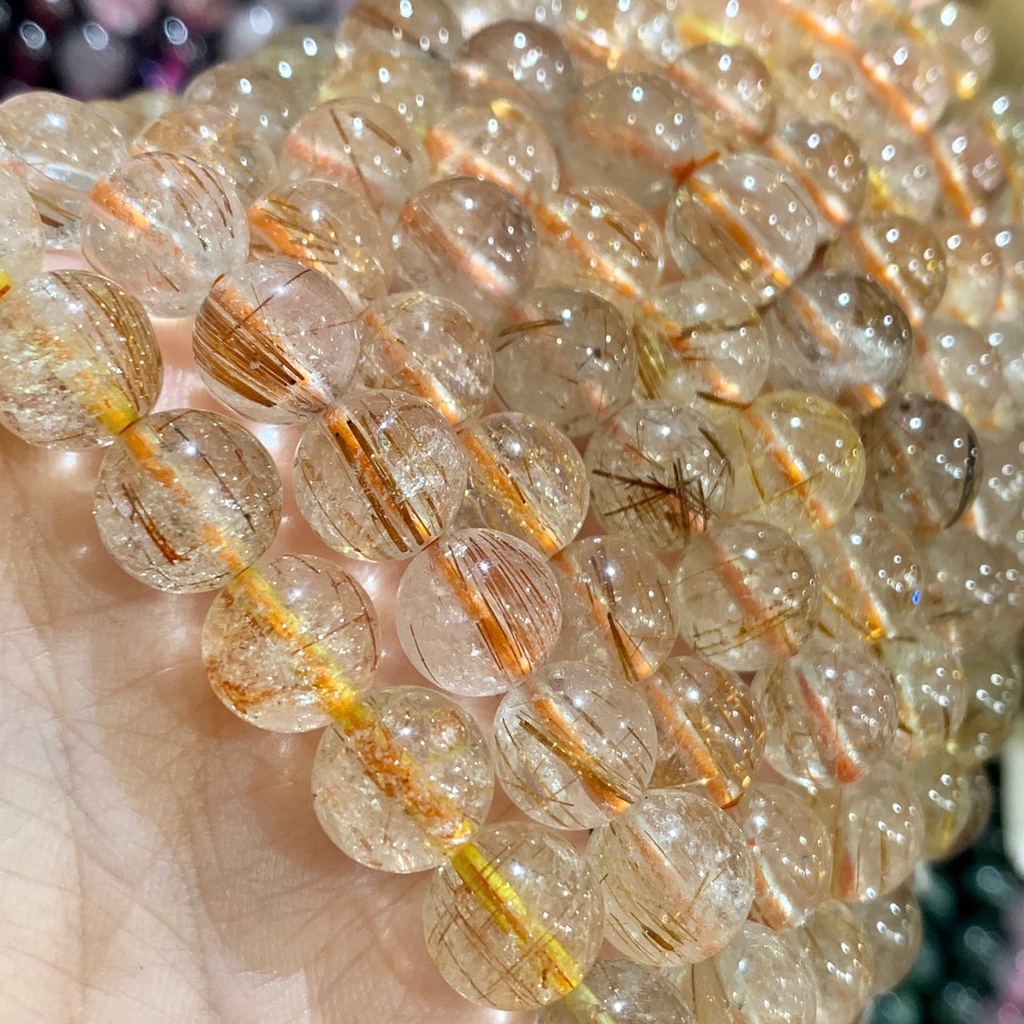 กำไลข้อมือไหมทอง-gold-rutilated-quartz-รุ่นเนื้อใส-ไหมชัด-เกรด-aaa-หินแท้-ธรรมชาติ-ไหมทองราคาหลักร้อย