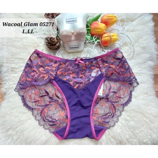 Wacoal glam (วาโก้) Size L,LL  ชุดชั้นใน/กางเกงชั้นในทรงบิกินนี่ 05271