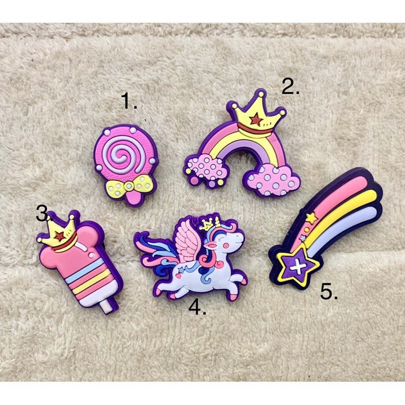 jbct-ตัวติดรองเท้ามีรู-ยูนิคอร์น-หรรษา-shoe-charm-unicorn-น่ารัก-มุ้งมิ้งค์-หวานๆ-แหววๆ