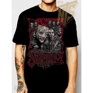 เสื้อยืดผ้าฝ้ายพรีเมี่ยม  91 Slipknot ROCK เสื้อยืด เสื้อวง เสื้อดำ สกรีนลายอย่างดี ผ้าหนานุ่ม ไม่หดไม่ย้วย