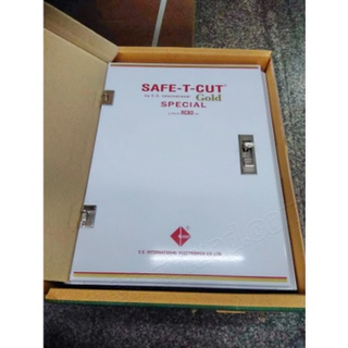 ตู้ SPECIAL กันดูด RCBO SafeTCut Gold เซฟทีคัทโกลดโดย STC 100A ประกัน5ปี 2เฟส 3เฟส