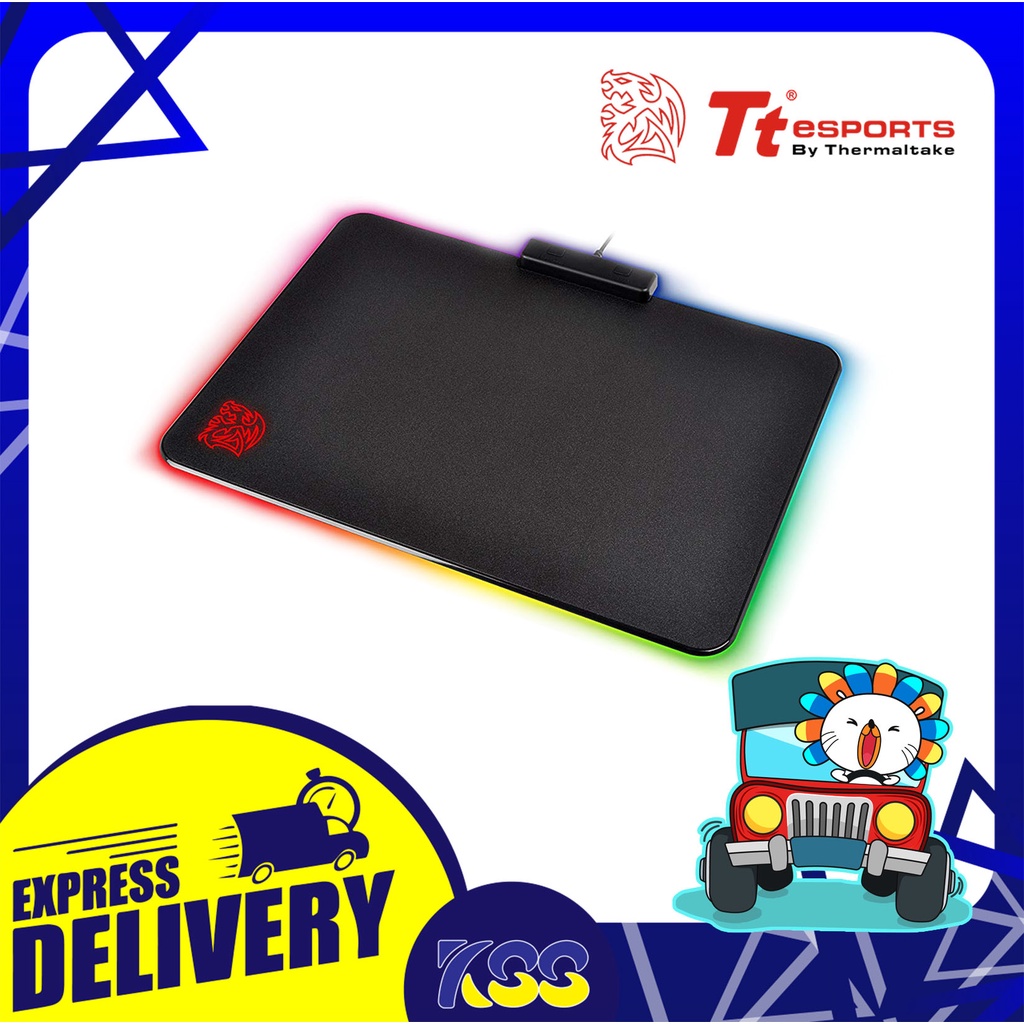 Tt eSPORTS Draconem RGB Cloth Edition Gaming Mouse Mat รับประกัน 6 ...