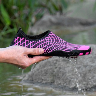 ไม่ลื่นระบายอากาศน้ำรองเท้าดำน้ำว่ายน้ำบีโยคะน้ำถุงเท้า