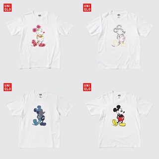 [S-5XL] Uniqlo เสื้อยืด แขนสั้น ลายมิกกี้เมาส์ สําหรับผู้ชาย และผู้หญิง (UT) 447173