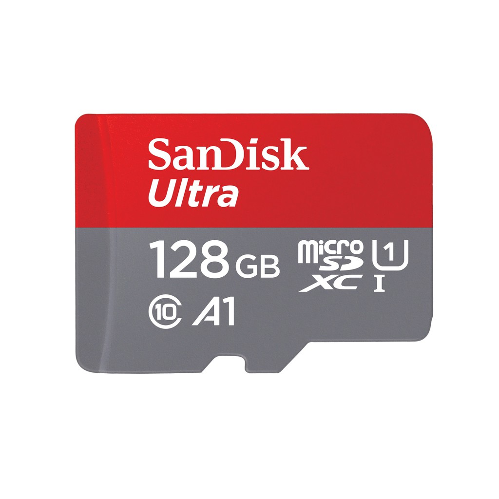 ภาพหน้าปกสินค้าSANDISK Ultra microSDHC, SQUA4 128GB, A1, C10, U1, UHS-I Micro SD Cards ME6-000909 การ์ดความจำ