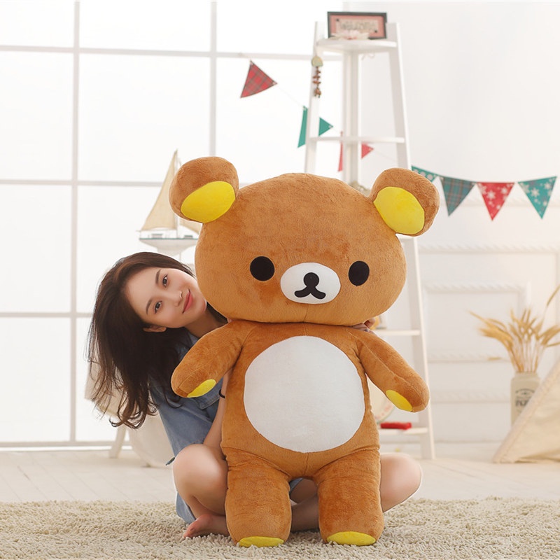 bkk-home-ตุ๊กตาหมี-rilakkuma-ขนาด60ซม-สีน้ำตาล-สามารถนั่งและยืนได้-ตุ๊กตาหมี-ตุ๊กตาขนาดใหญ่-ตุ๊กตาหมีนุ่มนิ่ม-ตุ๊กตาน่า