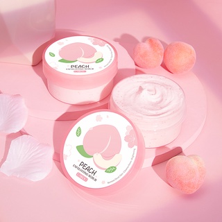 LAIKOU Peach Fragrance Refreshing Body Scrub Oil Control Exfoliating 90g