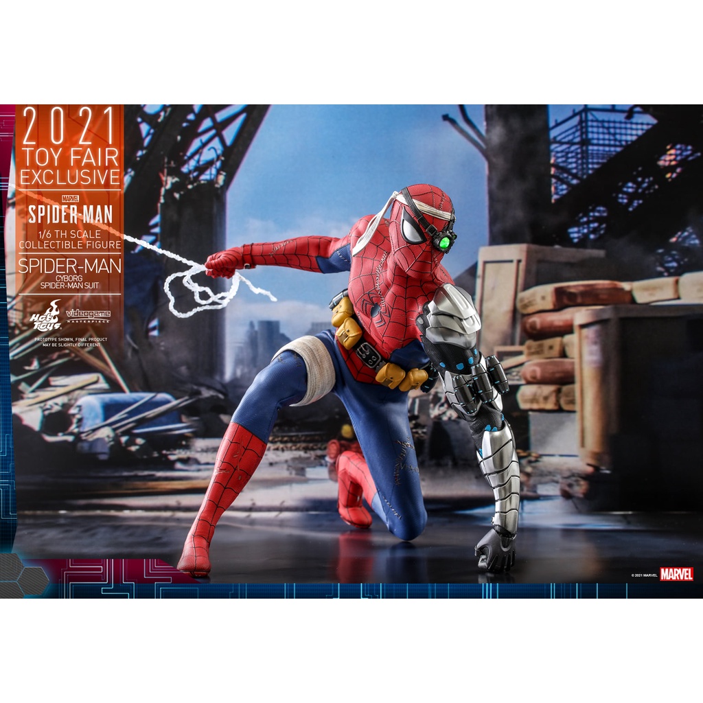 พร้อมส่ง-hot-toys-vgm51-1-6-marvels-spider-man-spider-man-cyborg-spider-man-suit-toy-fair-exclusive-2021