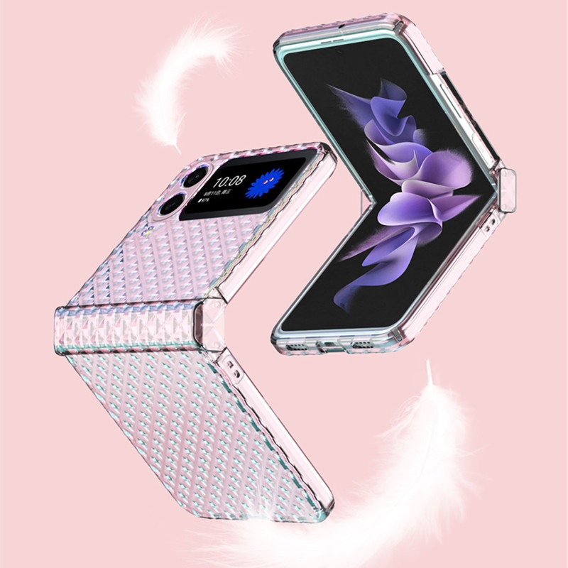 เคสโทรศัพท์มือถือแบบใส-พับได้-กันกระแทก-สําหรับ-samsung-galaxy-z-flip-3-5g-z-flip-3-flip-3-z3