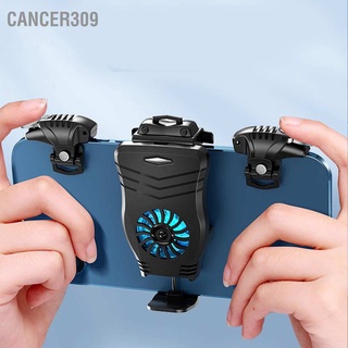 Cancer309 ชุดพัดลมระบายความร้อนโทรศัพท์มือถือ และตัวควบคุมเกม พร้อมด้ามจับ สําหรับ Pubg เพื่อการเอาตัวรอด