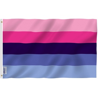 Anley ธงแบนเนอร์ LGBT 3x5 ฟุต