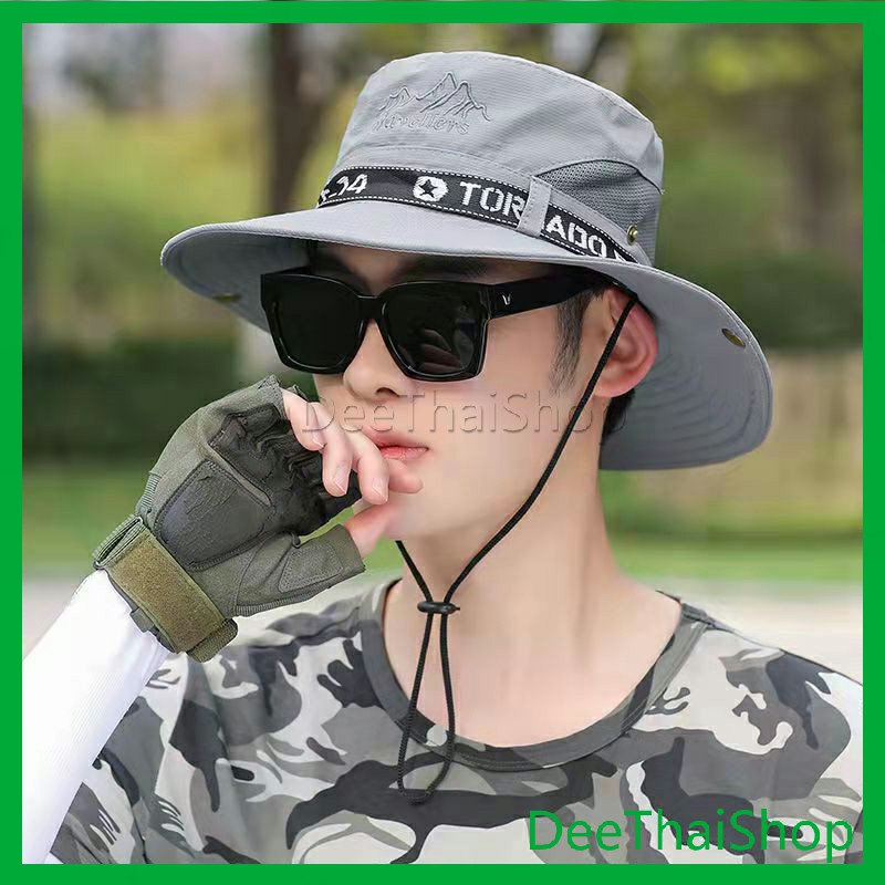 deethai-หมวกกันแดด-มีช่องระบายอากาศ-หมวกปีนเขากลางแจ้ง-sun-hat