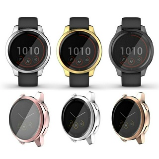 สําหรับ Garmin Vivoactive 4/4S Venu 2/2S 40 มม. 45 มม. กันชน Vivoactive4 Venu2 เคส TPU นิ่ม หน้าจอ กระจก ป้องกัน เคสกรอบ