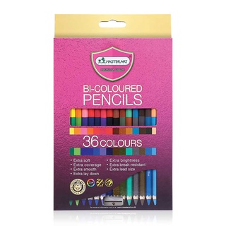 มาสเตอร์อาร์ต ดินสอสีไม้ 2 หัว 36 สี101342Master Art Bi-Colourred Pencils36C