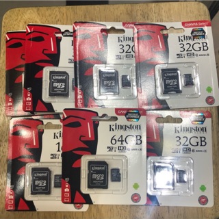 ภาพหน้าปกสินค้าเมมโมรี Kingston 16, 32, 64 G (Memory card) ของแท้ มีรับประกันค่ะ เมมใส่กล้องวงจรปิด เมมใสกล้องหน้ารถ เมมบันทึกวิดีโอ ที่เกี่ยวข้อง