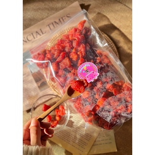 สินค้า 🍓สตอเบอรี่ อบแห้ง Low sugar🍓 ผลไม้อบแห้ง เปรี้ยวอมหวาน 1 kg 330บาท