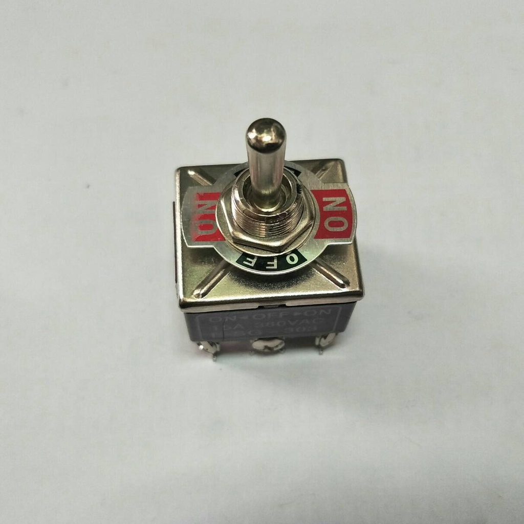 Toggle Switch AC380V 15A ON/OFF/ON 3 Positions 9pin E-303 สวิทซ์โยค 9ขา ...