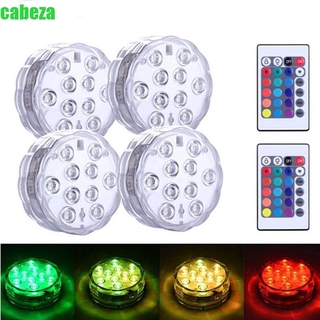 Cabeza ไฟใต้น้ํา LED ใช้แบตเตอรี่ กันน้ํา สําหรับตกแต่งตู้ปลา สระว่ายน้ํา บ่อปลา