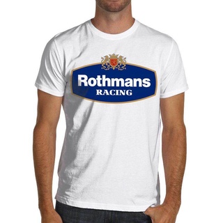 Rothmanss Racing F1 Wrc Moto Gp Imsa เสื้อยืดผ้าฝ้ายนุ่ม Senna Bmw Honda Porsche Histper เสื้อ Histper Shirte