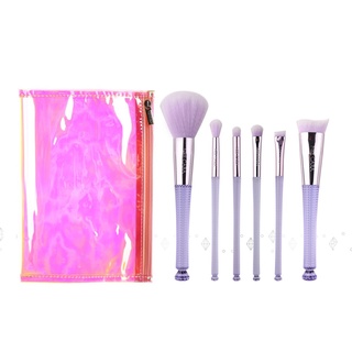 NEE CARA MAKEUP BRUSH + BAG (N829) : neecara นีคาร่า เซตแปรงแต่งหน้า 6 ชิ้น + กระเป๋า x 1 ชิ้น