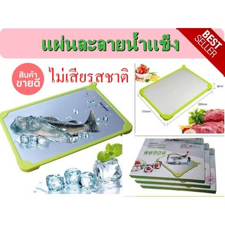 เครื่องครัว quick thaw defrost  ถาดละลายน้ำแข็งสำหรับแช่แข็งอาหาร ถาดละลายน้ำแข็ง สูญญากาศ ละลายเนื้อ