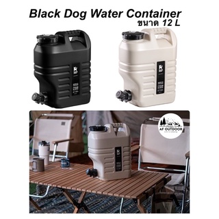 🇰🇷พร้อมส่ง🇰🇷Black dog water Container 12 L ถังน้ำแคมป์ปิ้ง ถังน้ำดื่มพกพา