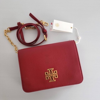 🎀 (สด-ผ่อน) กระเป๋าสะพายสีแดง 60405 Tory Burch Womens 60405 Britten Combo Crossbody Bag