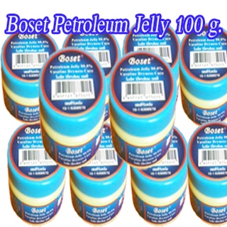Boset Petroleum Jelly 100 g.(10 pcs.) โบเซ็ท ปิโตรเลี่ยมเจลลี่ 100 กรัม จำนวน 10 กป.