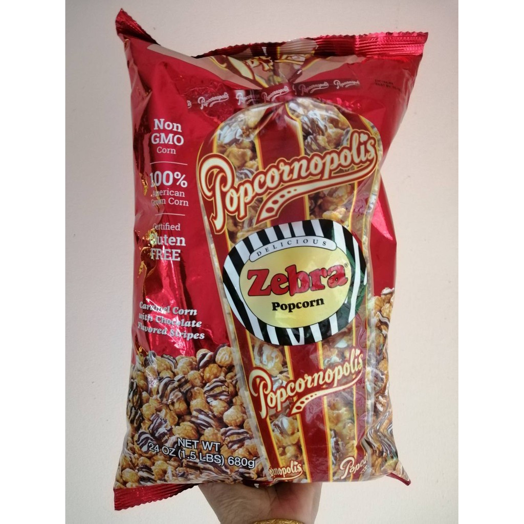 Popcornopolis Zebra Popcorn Is Now At Costco! Milled
