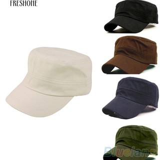 สินค้า FreshoneClassic Women Adjustable Vintage Vintage Army Military หมวกสไตล์นักเรียนนายร้อย