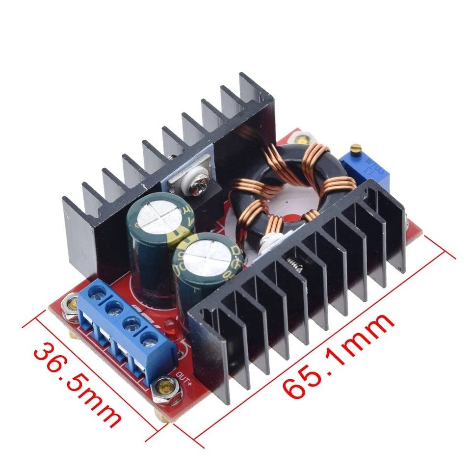 สเต็ปอัพ-วงจรเพิ่ม-แรงดันไฟฟ้า-step-up-150w-boost-converter-dc-dc-แปลงไฟจาก-10-32v-เป็น-12-35v