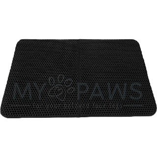 โปรโมชั่น : MYPAWS65 My Paws แผ่นดักทรายแมว 2 ชั้น F พรมดักทรายแมว ช่วยดักทรายแมวที่ติดตามเท้า Cat litter Pad