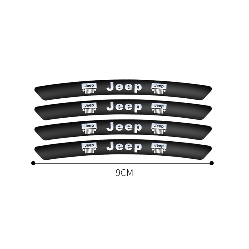 สติ๊กเกอร์อลูมิเนียมอัลลอยด์-9-ซม-4-ชิ้น-ชุดสําหรับ-jeep-wrangler-cherokee-cherokee