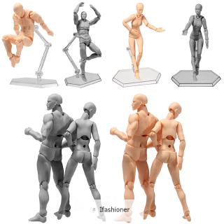 ภาพขนาดย่อสินค้าBuy 30% offHuman body art manga drawing character model human body model man and woman joint adjustable toy anime model