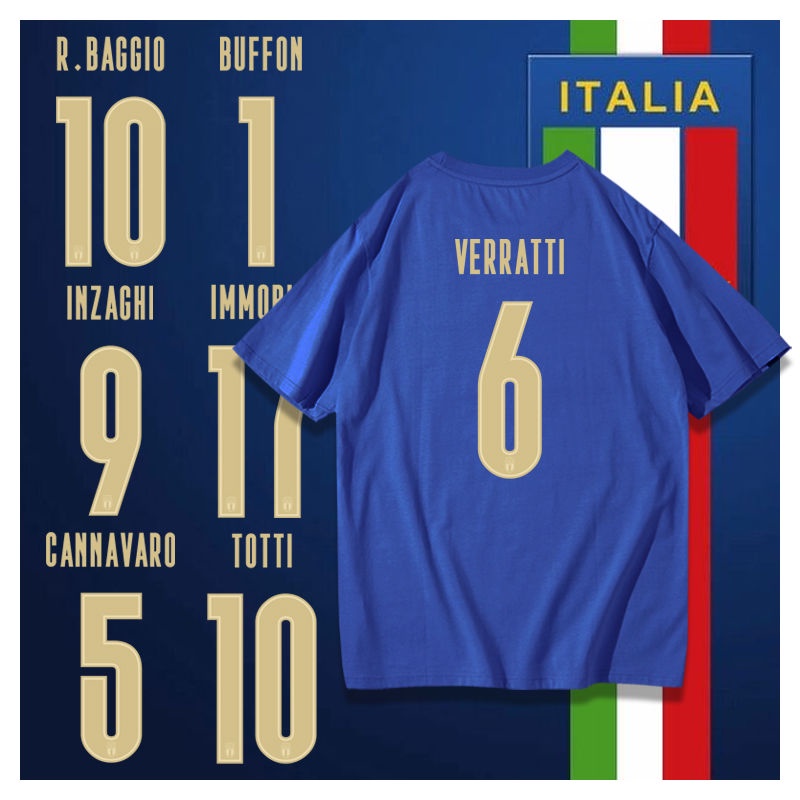 เสื้อยืดผู้ชาย-เสื้อฟุตบอลทีมชาติอิตาลี-เสื้อ-veratti-ใน-mobi-lebaggio-แฟนฟุตบอลเสื้อยืดแขนสั้นผู้ชาย-s-5xl