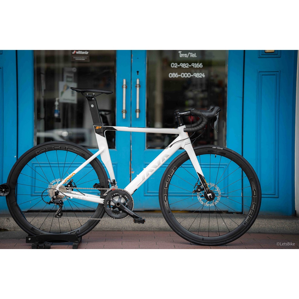 จักรยานเสือหมอบ Java รุ่น Siluro3 ชุดเกียร์ Shimano Sora 9sp ดิสเบรคสาย ...