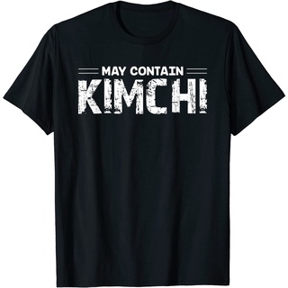 เสื้อยืดโอเวอร์ไซส์เสื้อยืด พิมพ์ลาย May Conn Kimchi สไตล์เกาหลี สําหรับผู้ชาย และผู้หญิงS-3XL