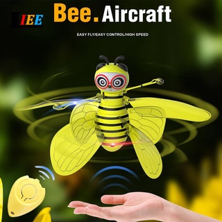 ❁RC Mini Bee Drone UFO Flying Infrared Sensor Remote Control Induction Aircraft Fly Aircraft Kids Toys for kids Birthday