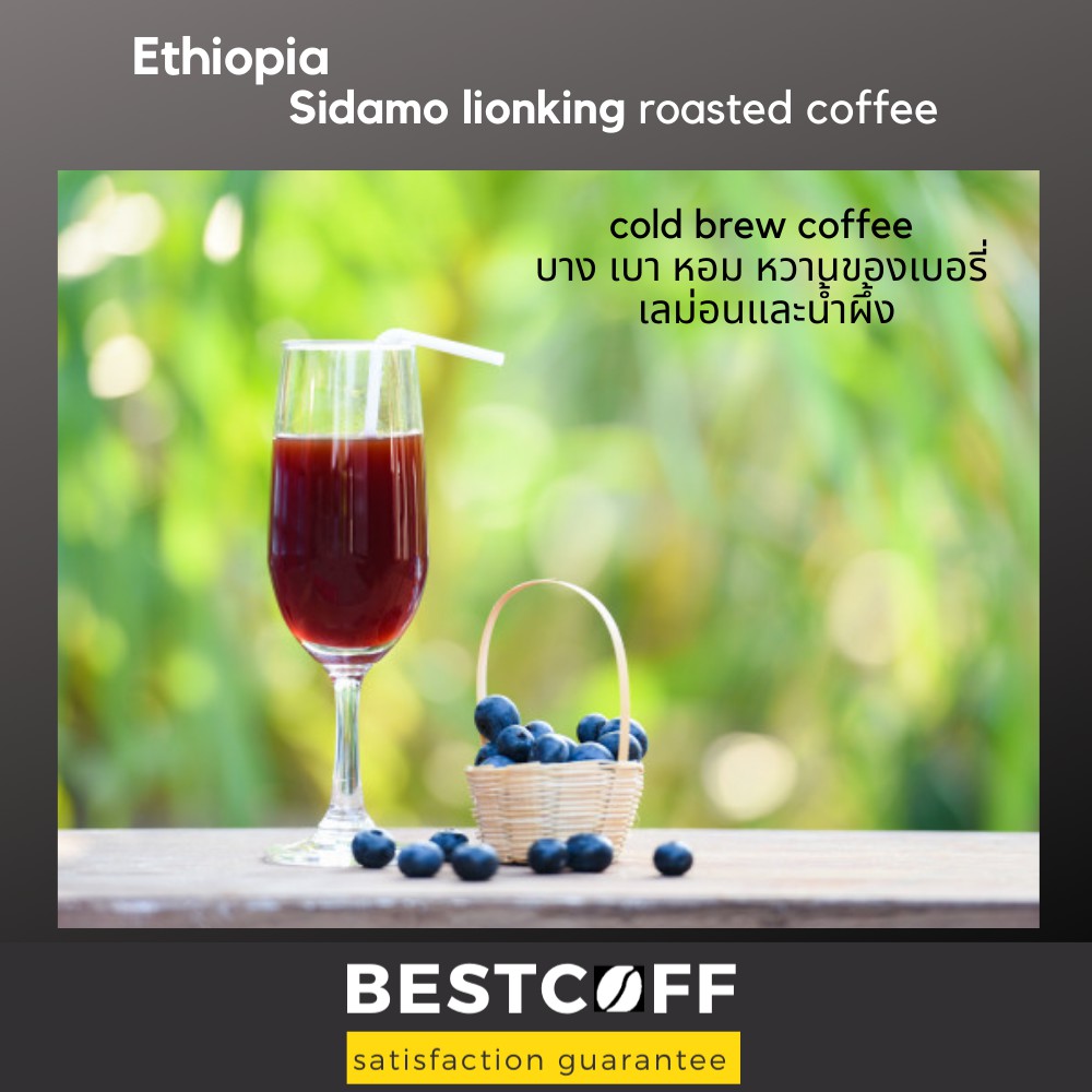 bestcoff-เมล็ดกาแฟคั่ว-เอธิโอเปีย-ไลออนคิง-ethiopia-lionking-roasted-coffee-ขนาด-125-g